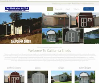 Californiasheds.com(Just another WordPress site) Screenshot