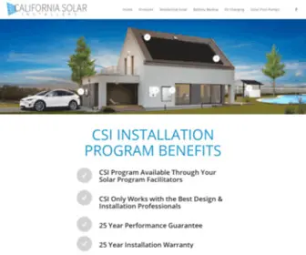 Californiasolarinstallers.com(Solar Electric Contractor) Screenshot