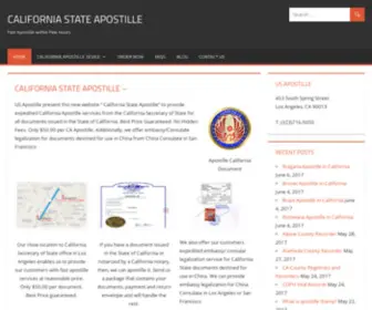 Californiastateapostille.com(Californiastateapostille) Screenshot