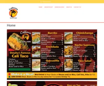 Californiatacosandmore.com(California Tacos and More) Screenshot