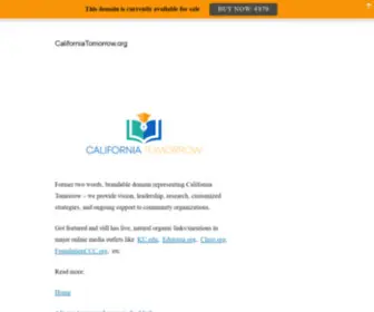 Californiatomorrow.org(EDU Portal For Students) Screenshot