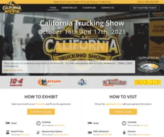 Californiatruckingshow.com(California Trucking Show) Screenshot