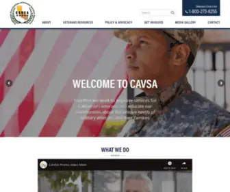 Californiaveterans.org(Veteran Services & Support) Screenshot