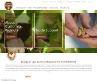 Californiawalnuts.eu(California Walnuts for Trade and Food Professionals) Screenshot