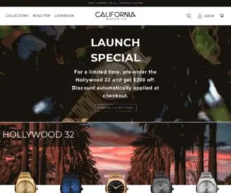 Californiawatch.com(California Watch Company) Screenshot