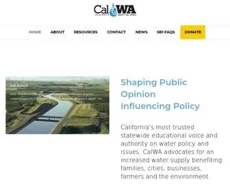 Californiawateralliance.org(California Water Alliance) Screenshot