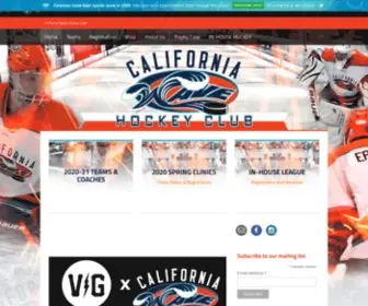 Californiawavehockey.com(California Wave Hockey Club) Screenshot