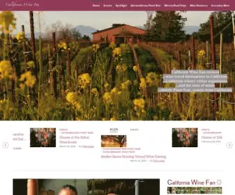 Californiawinefan.com(California Wine Fan) Screenshot