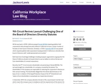 Californiaworkplacelawblog.com(California Workplace Law Blog) Screenshot