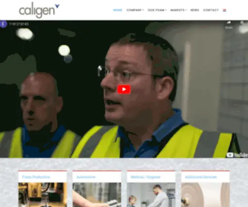 Caligen.com(Caligen Europe B.V) Screenshot