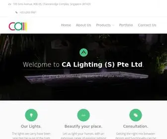 Calighting.com.sg(CA Lighting (s) Pte Ltd) Screenshot