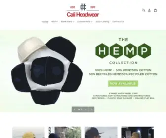 Caliheadwear.com(Cali Headwear) Screenshot