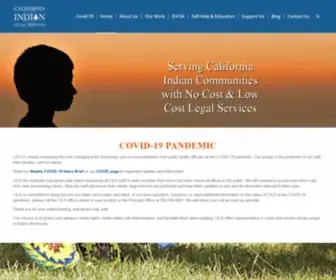 Calindian.org(California Indian Legal Services) Screenshot