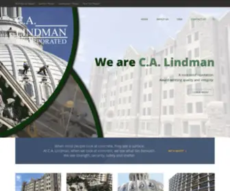 Calindman.com(Exterior Restoration and Structural Repair) Screenshot