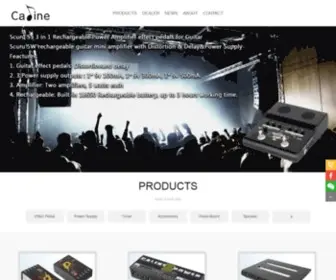 Calinemusic.com(Caline Technology) Screenshot
