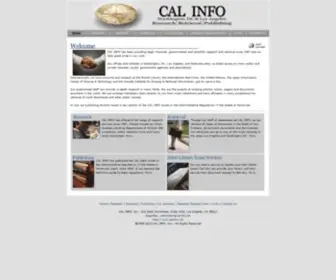 Calinfo.net(CAL INFO) Screenshot