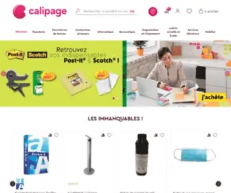 Calipage.fr(Fournitures de Bureau) Screenshot