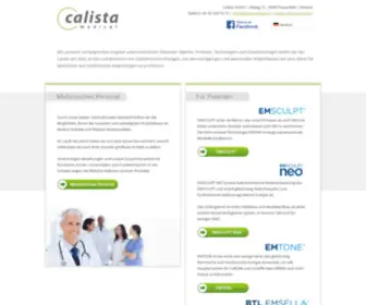 Calistamedical.ch(Calista Medical GmbH) Screenshot