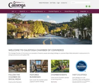 Calistogachamber.net(Calistogachamber) Screenshot