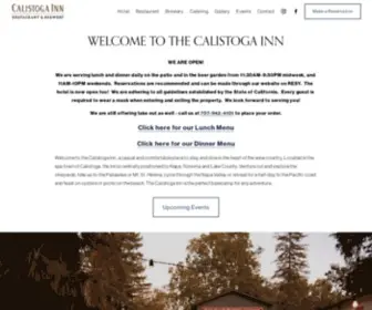 Calistogainn.com(Calistoga Inn) Screenshot