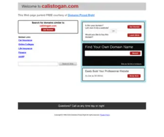Calistogan.com(Napa Valley Tours) Screenshot