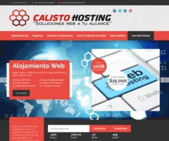 Calistohosting.com(Administraci贸n) Screenshot