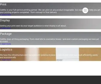 Calitho.com(Printing Services) Screenshot