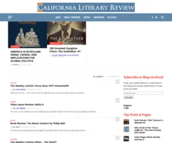 Calitreview.com(California Literary Review) Screenshot