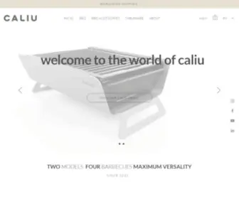 Caliu.eu(The art of grilling. Caliu) Screenshot