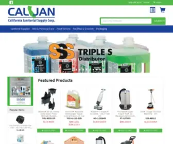 Caljaninc.com(California Janitorial) Screenshot