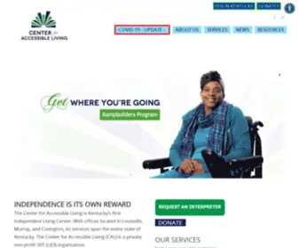 Calky.org(The Center for Accessible Living) Screenshot