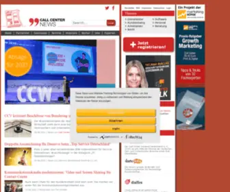 Call-Center-News.de(Call Center News) Screenshot
