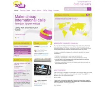 Call2Call.co.uk(Cheap International Calls) Screenshot