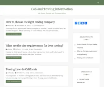 Call4Cab.com(Cab and Towing information) Screenshot