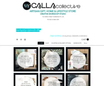 Callacollective.com.au(CALLA COLLECTIVE) Screenshot