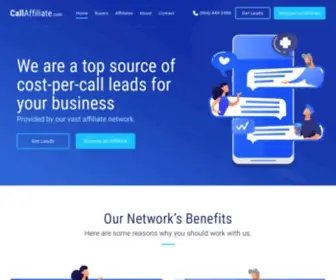 Callaffiliate.com(Pay Per Call Affiliate Network) Screenshot