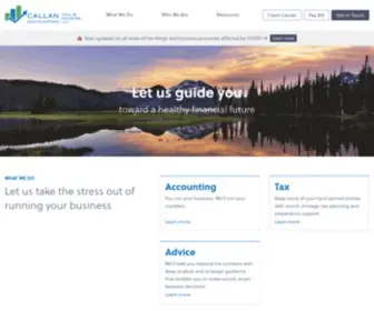 CallancPas.com(Callan Accounting CPAs & Advisors) Screenshot