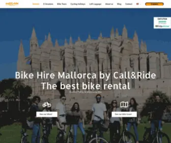 Callandridemallorca.com(The best bike rental Call&Ride) Screenshot