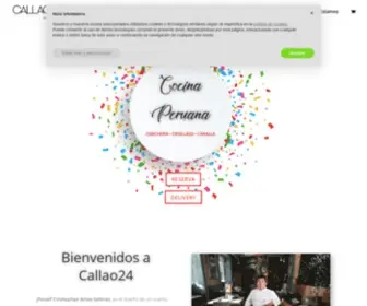 Callao24.com(Restaurante Peruano en Calle de Agastia) Screenshot