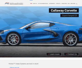 Callawaycars.com(Callaway Powerfully Engineered Automobiles) Screenshot