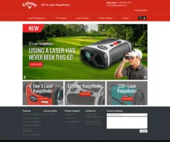 Callawaydmd.com(Callaway gps & laser rangefinders) Screenshot