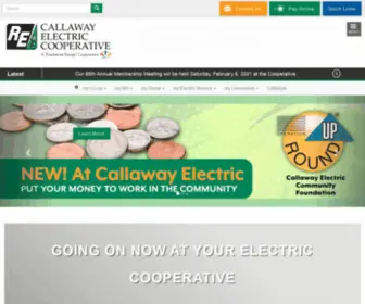 Callawayelectric.com(Callaway Electric Cooperative) Screenshot