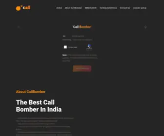 Callbomber.in(The unlimited call bomber) Screenshot