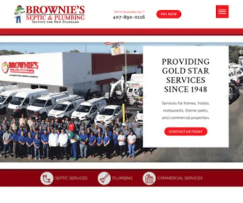 Callbrownies.com(Orlando Plumbing & Septic Services) Screenshot