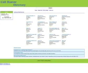Callbuster.net(Call Bustrer Web Directory) Screenshot