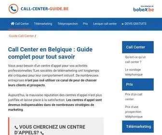 Callcenter-Guide.be(Call Center en Belgique) Screenshot