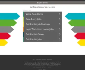 Callcentercareers.com(Customer service jobs) Screenshot