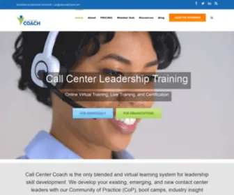 Callcentercoach.com(Call Center Coach) Screenshot