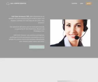 Callcenterservices.net(Call center services) Screenshot