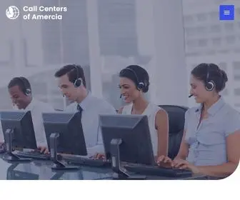 Callcentersofamerica.com(Your Call Center Solution Provider) Screenshot